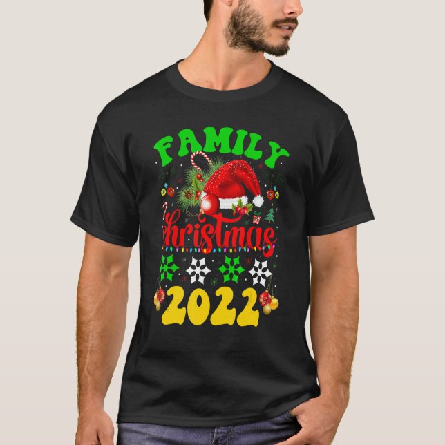 Camiseta Matching Family Christmas 2022 Team Santa Elf Squa (Anverso)
