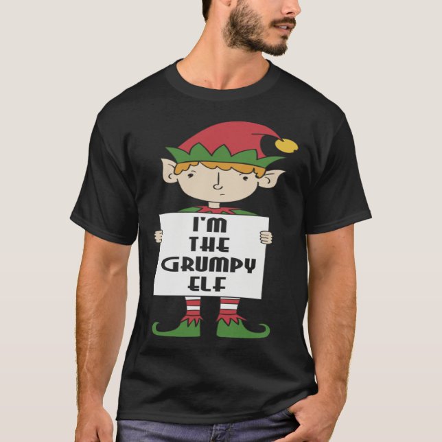Camiseta Matching Family Christmas  Costume I m The Grumpy  (Anverso)