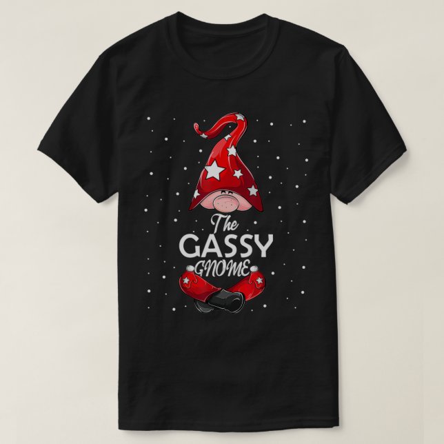 Camiseta Matching family Christmas shirts Funny Gift Gassy  (Diseño del anverso)