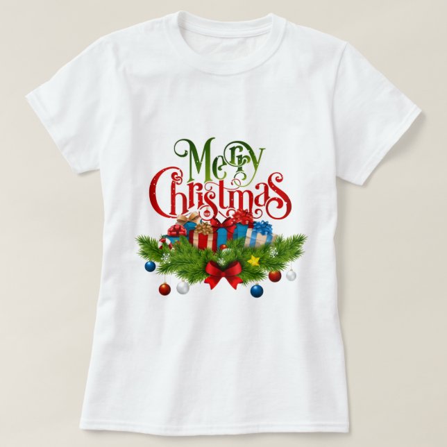 Camiseta Matching Family Christmas T-Shirt | Festive Holida (Diseño del anverso)