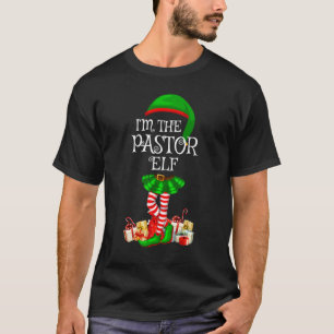 Camiseta Matching Family Group I'm The Pastor Elf Christmas