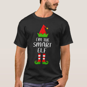 Camiseta Matching Family I'm The Smart Elf Christmas