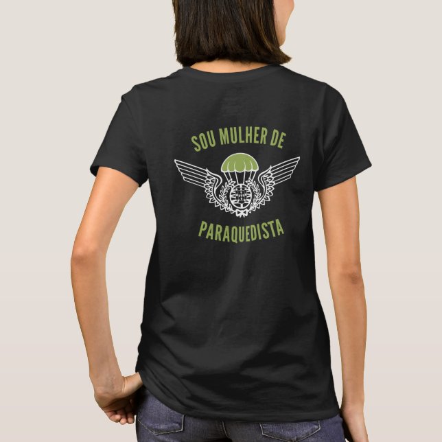 Camiseta Matching Family Portuguese Paratrooper (Reverso)