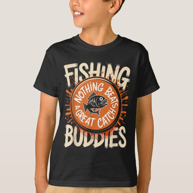 Camiseta Matching Fishing Buddies Team Fisherman Friends Ch (Anverso)