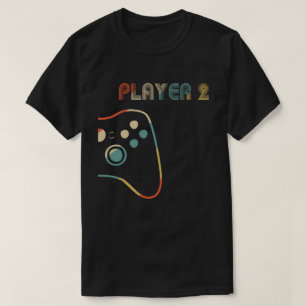 Camiseta Matching Gamer Couple Player 1 Player 2