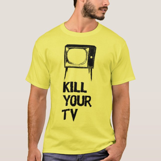 Camiseta mate a su TV (Anverso)
