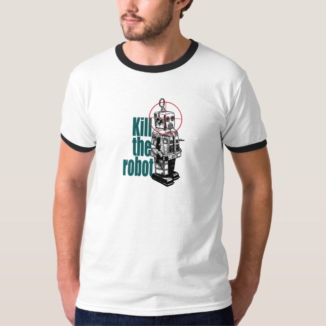 Camiseta Mate al robot (Anverso)