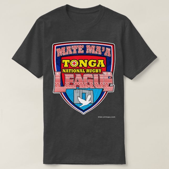 Camiseta Mate Maa onga Rugby League onga Rugby eeem (Diseño del anverso)