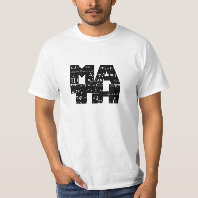 Camiseta matemática (Anverso)