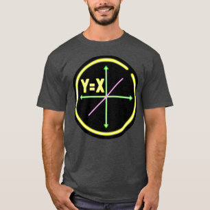 Camiseta Matemática de álgebra XY de ecuación lineal