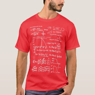 Camiseta Matemática de ingeniería eléctrica de formularios