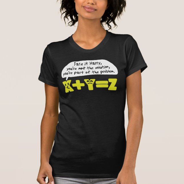 Camiseta Matemática divertida (Anverso)