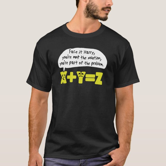 Camiseta Matemática divertida (Anverso)