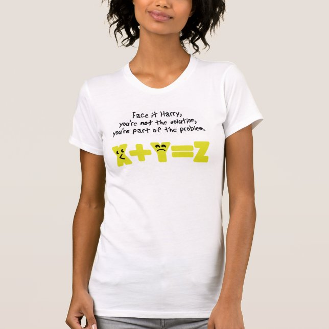 Camiseta Matemática divertida (Anverso)