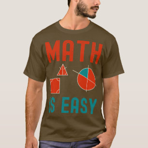 Camiseta matemática es geometría fácil 5