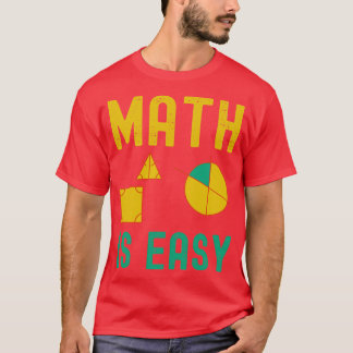 Camiseta matemática es geometría fácil 7