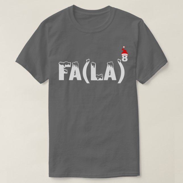Camiseta matemática fa la 1 (Diseño del anverso)