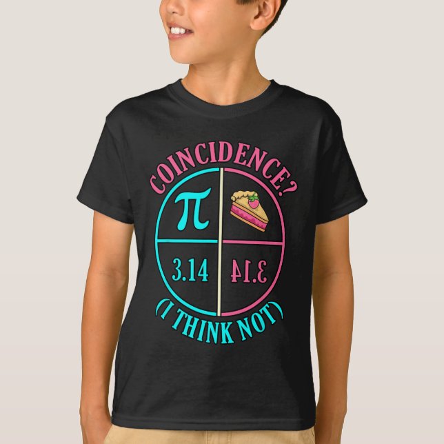 Camiseta Matemática Matemática de Maestros de Pi Day Coinci (Anverso)