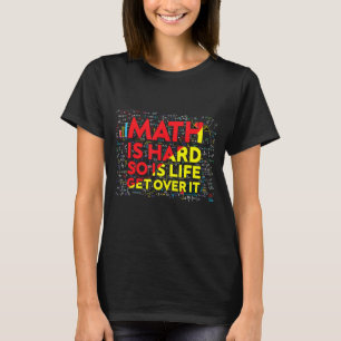 Camiseta Matemática matemática es matemática difícil maestr