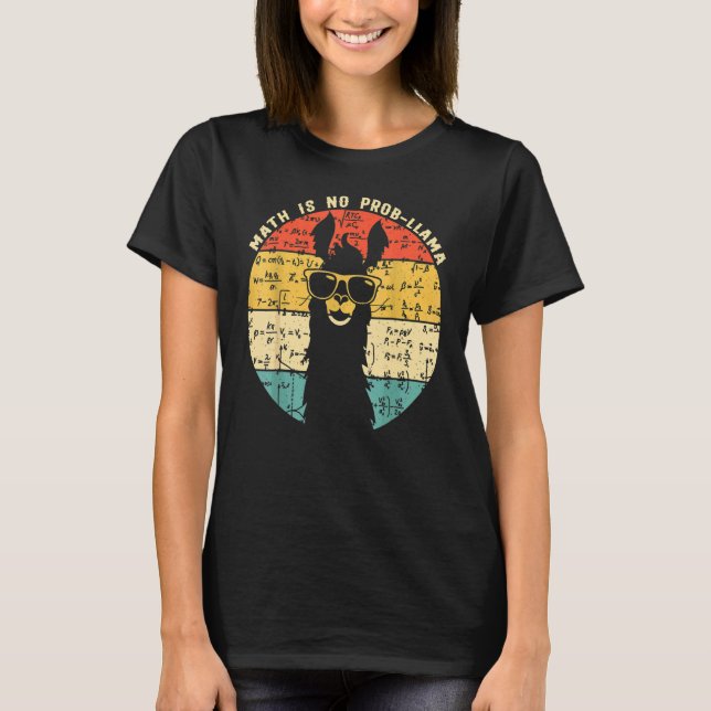 Camiseta Matemática no es un problema que llama a matemátic (Anverso)