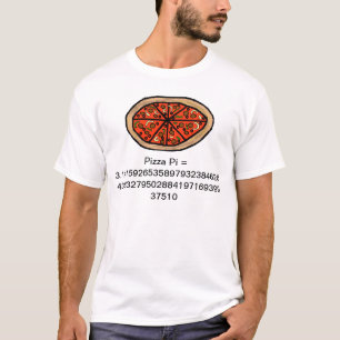 Camiseta Matemática Pizza Pi