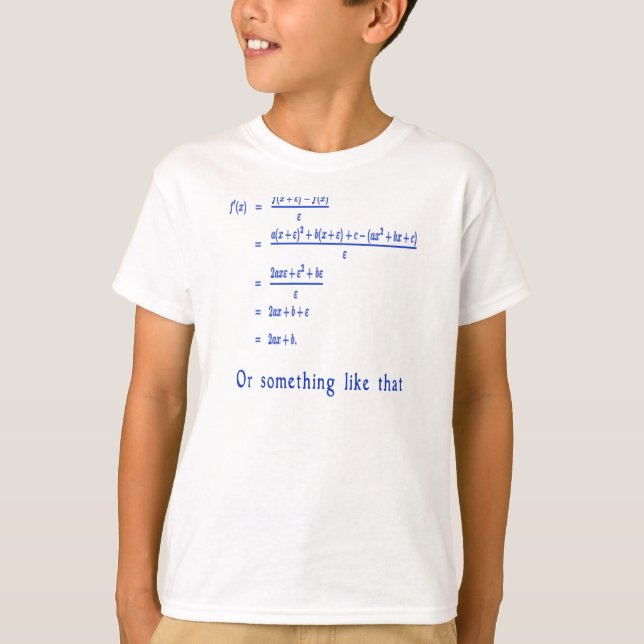 Camiseta Matemáticas (Anverso)