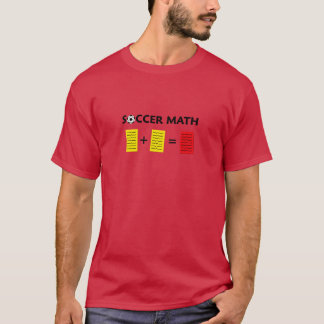 Camiseta Matemáticas 2 tarjetas amarillas y una tarjeta roj