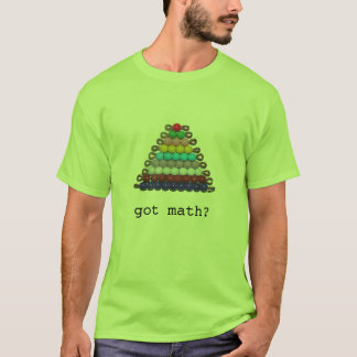 Camiseta ¿matemáticas conseguida?