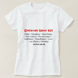 Camiseta Matemáticas cristiana 101