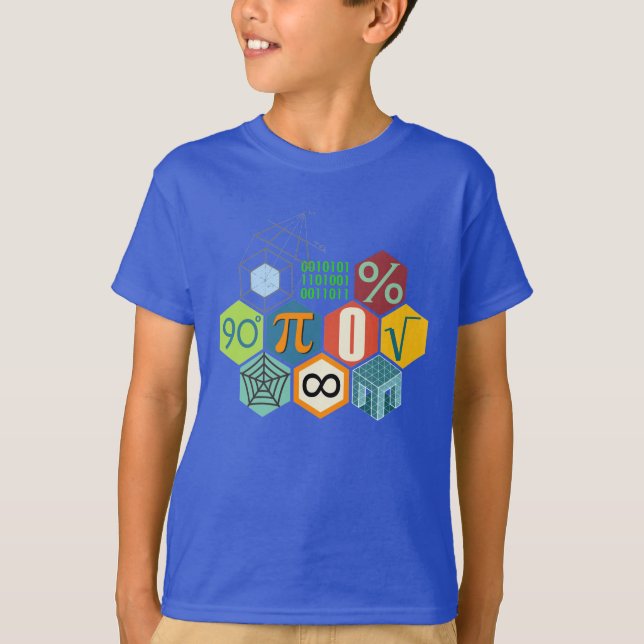 Camiseta ¡matemáticas de color! (Anverso)