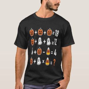 Camiseta Matemáticas de Halloween Orden de Operaciones Ense