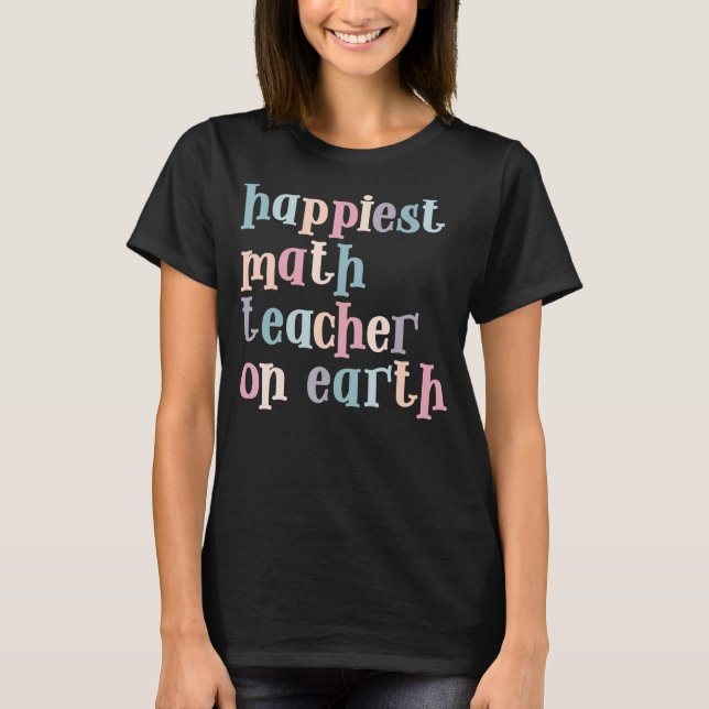 Camiseta Matemáticas de Maestros Escolares 2 (Anverso)