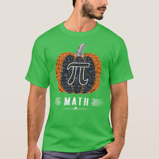 Camiseta Matemáticas de pastel de calabaza Halloween