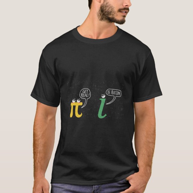 Camiseta Matemáticas de Pi Day Geek Nerd Rational Math Pun (Anverso)
