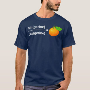 Camiseta matemáticas de tangerina regalo de matemáticas gra