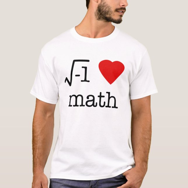 Camiseta matemáticas del corazón i (Anverso)