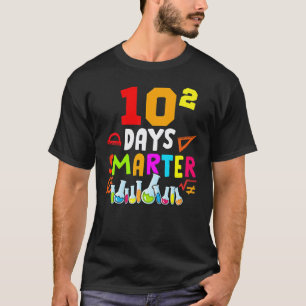 Camiseta Matemáticas del día 100 10 al cuadrado maestro est
