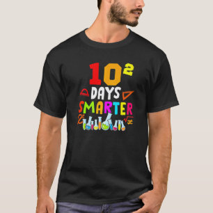 Camiseta Matemáticas del día 100 10 al cuadrado profesor es