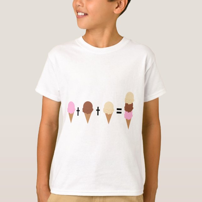 Camiseta Matemáticas del helado (Anverso)