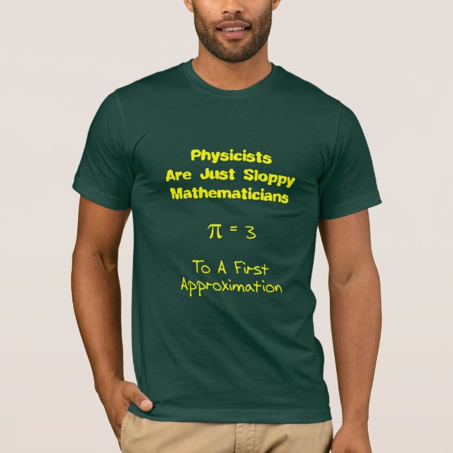 Camiseta Matemáticas descuidada (Anverso)