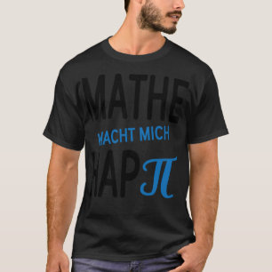 Camiseta Matemáticas diciendo Feliz colegio de agua
