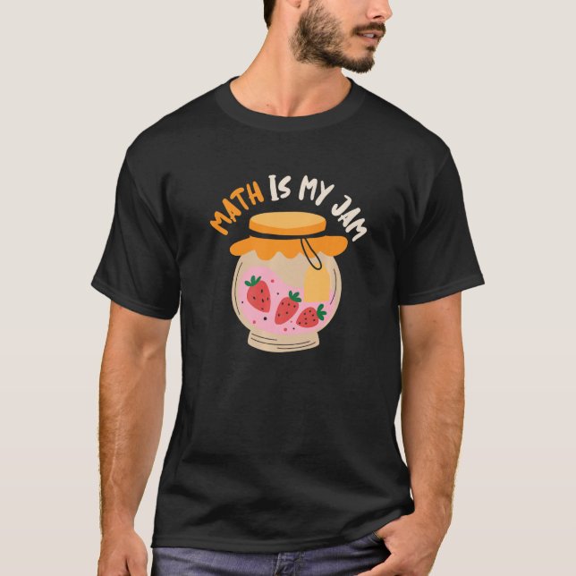 Camiseta Matemáticas Es Mi Jam Maestra Matemática Nerd Stud (Anverso)
