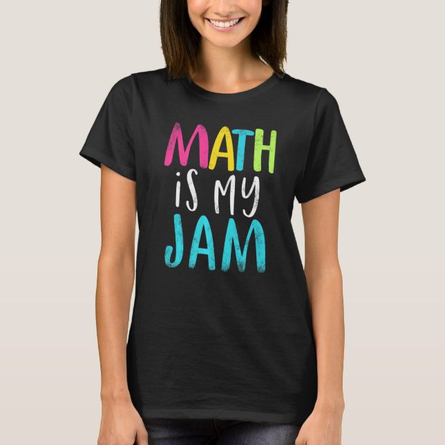 Camiseta matemáticas es mi matemática del equipo de profeso (Anverso)