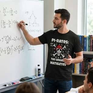 Camiseta Matemáticas Friki - Cráneo de Pirata Divertido Hum