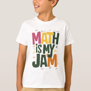 Camiseta Matemáticas geniales es mi jamón primer día de reg