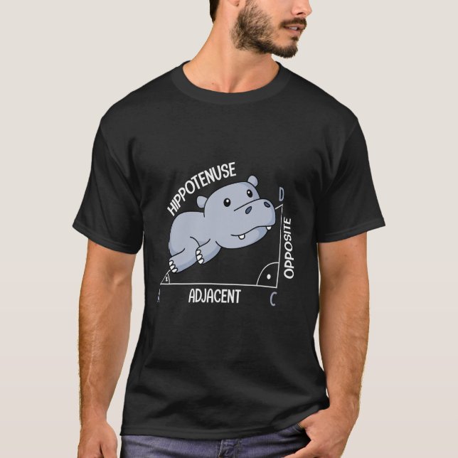 Camiseta Matemáticas hippotenusa 1 (Anverso)