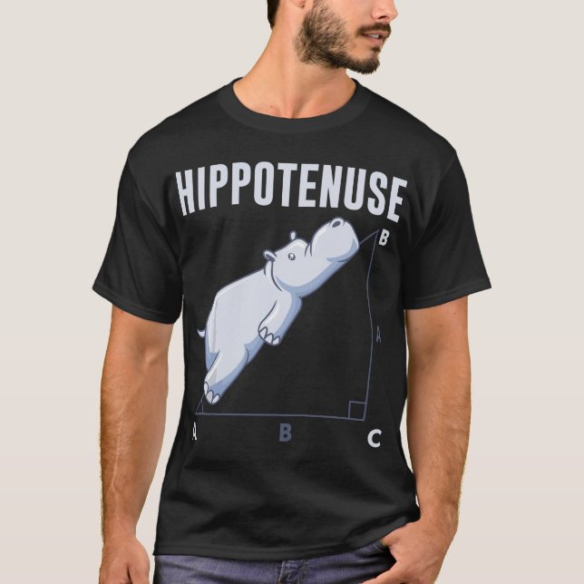 Camiseta Matemáticas Hippotenuse Maths Set de G de Pythagor (Anverso)