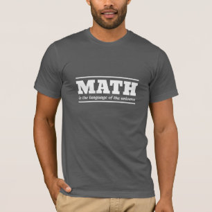 Camiseta Matemáticas la lengua universal