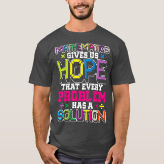 Camiseta Matemáticas Matemáticas Citas de matemáticas