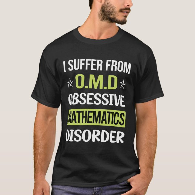 Camiseta Matemáticas matemáticas de amor obsesivo (Anverso)